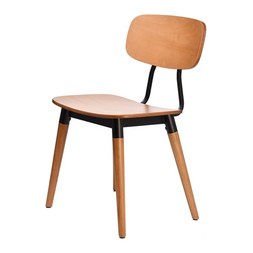 4242205_Felix Chair – Ply Seat – Lancaster Oak – Black Frame_i2